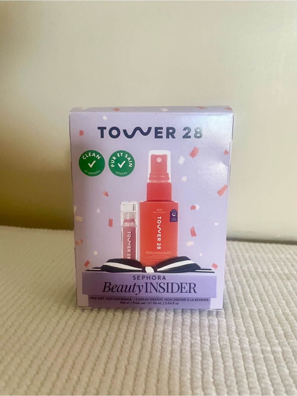 Tower 28 SOS Spray and Lip Gloss Set -Sephora Birthday Gift